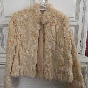 Wilson Leather genuine fur coat Med